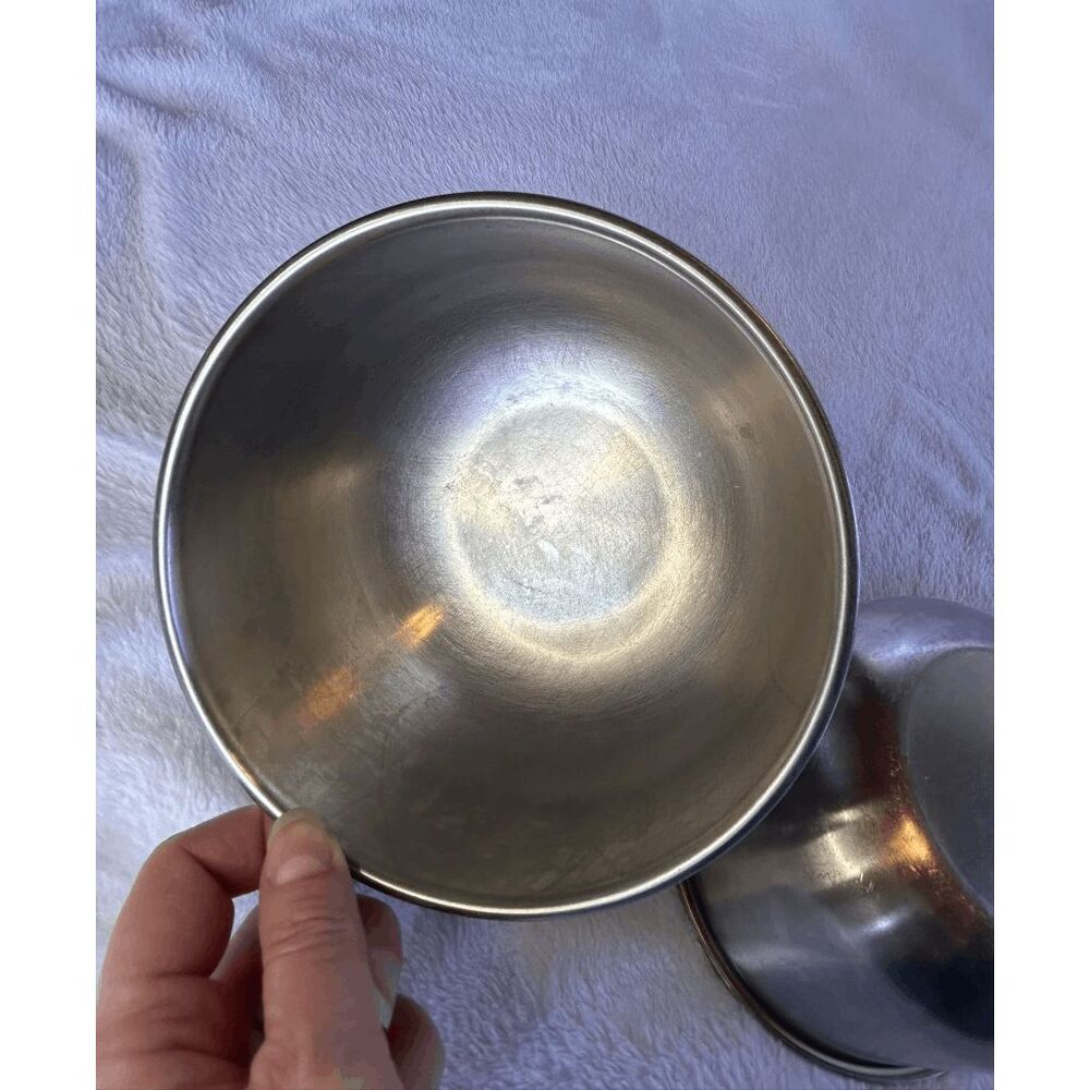 Three Metal Nesting Bowl Set, Kitchen, Cooking/Baking Set - Picture 7 of 8